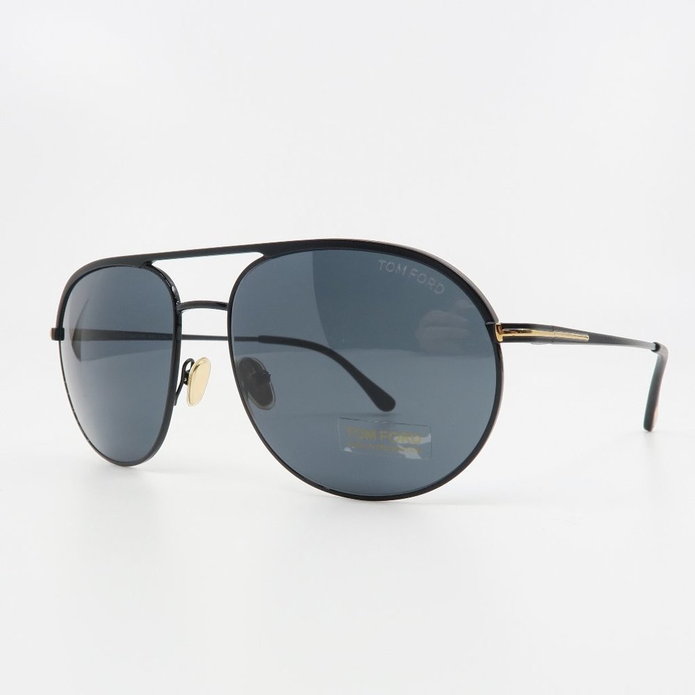 Tom Ford TF772 02A New Black/Gray GIO Pilot Sunglasses with box - Picture 5 of 6